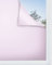 Panorama Fensterfolie Lila 60x200 cm - Milchglasfolie Selbstklebend Fenster - Klebefolie