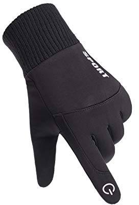 Handschuhe Herrren Touchscreen Winter Handschuhe Touchscreen Wildleder Handschuhe Warme Anti Slip Winddicht Wasserfest Outdoor Sporthandschuhe Fahrradhandschuhe Skihandschuhe Winterhandschuhe