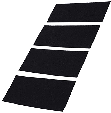 Juego de 4 Alfombrillas de Filtro de carbón Activado, Filtro de carbón Activado, Filtro Universal, Filtro de carbón Activado, Filtro de vellón, Filtro de Carbono, reemplazo para purificador de Aire,