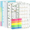 2025 Monthly Weekly and Budget Paper Kit & 6-Loch-Budgetsystem-Zubehör, 6-3/4 x 3-3/4, persönliche Größe für Budgetordner, Budgetierung, Geldumschläge, Geldbörse, Budgetplaner, Geldumschläge