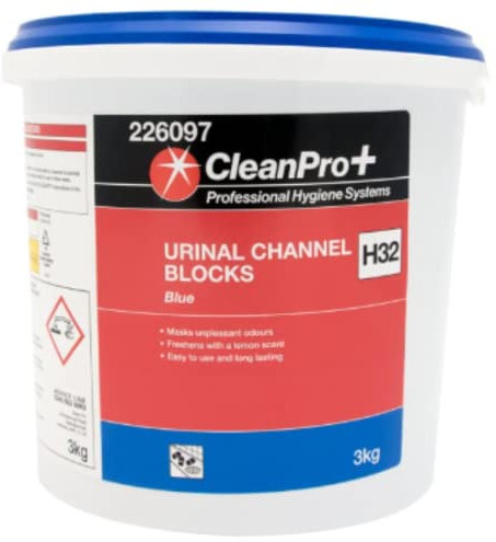 CleanPro+ Blue Urinal Channel Blocks H32 3kg x 1