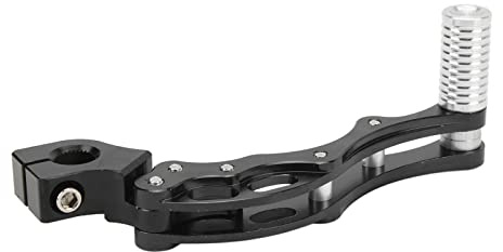 Palanca de arranque de pedal universal, palanca de cambios de alta resistencia de aleación de aluminio para scooter de moto (negro)