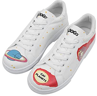 DOGO Vegane Damen Ace Sneakers - Cat Planets