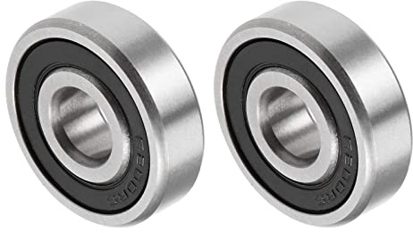 QUARKZMAN 6200-2RS 10x30x9mm Kugellager x 2Stk Chromstahl für Maschinen und Werkzeuge Doppelt versiegelt mit hoher Härte