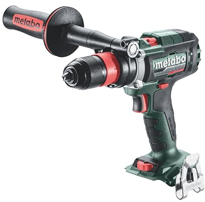 metabo Akku-Bohrschrauber BS 18 LTX-3 BL Q I - 18 V, 4000 U/min, 130 Nm - Brushless Motor, 3-Gang-Getriebe, Impulsfunktion, QuickPlus Schnellwechsel, LED-Licht, Aluminiumgehäuse - Ohne Akku/Ladegerät