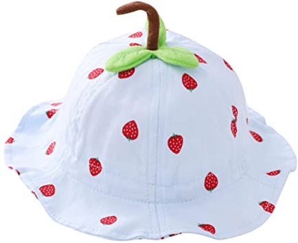 Yardenfun Baby Sonnenhut Mit Uv-Schutz Breiter Krempe Kinder Cappy Fischerhut Für Mädchen Jungen 6-24 Monate Ideal Für Sommer Strand Outdoor Aktivität