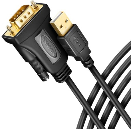 AXAGON ADS-1PQN Adapterkabel, RS-232 COM-Port auf USB 2.0 - FT232RL-Chip