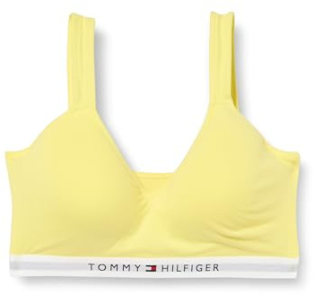 Tommy Hilfiger Women's Bralette Lift (Ext Sizes) Uw0uw04612 Bras, Yellow (Yellow Tulip Other Version), XL