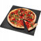 BROWIN® rechteckige Pizzastein aus schwarzem Granit 312026 | Pizza Stone 37x35cm | für Backofen und Gasgrill | zum backen von Pizza, Flammkuchen, Brot und mehr