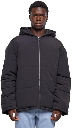 Urban Classics Herren Hooded Block Puffer Jacket