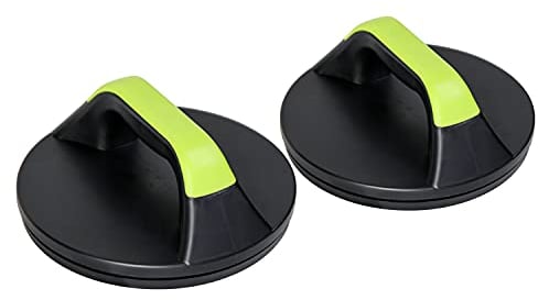Liegestützgriffe 360° drehbar I AsVIVA LS2 I Deutsche Qualitätsmarke I Push Up Bar Twister für Muskeltraining & Krafttraining Workout I rotierend I Anti-Rutsch-Pads I Calisthenics I Parallettes