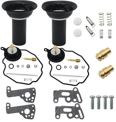 Vergaser-Reparatursatz Ersatz für Yamaha Virago 535 500 XV535 XV500 XV Vergaser, Vergaser-Kit mit Kolbenkolben-Absperr-Schwimmernadel-Teilen