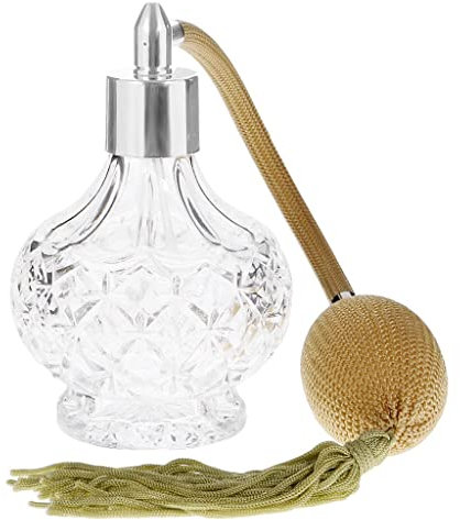 JISADER Botella de Perfume Vintage con Atomizador Elegante 100ml