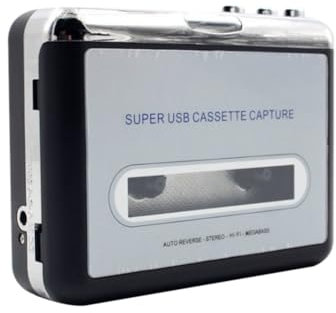 FYOBOT Cassette Player Portable USB Cassette to MP3 Converter Audio Music Cassette with Earphones