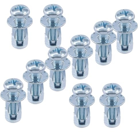 Juego de 12 tacos huecos, tacos huecos de metal, tacos huecos para pared, pasadores de expansión, se pueden utilizar en combinación con alicates para tacos huecos (M6*25)