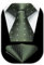 Enlision Herren Krawatte Seide Grün Krawatte mit Einstecktuch Set Einfarbig Krawatten für Herren Hochzeit Formelle Geschäfte,Armeegrün