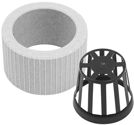 FONGKNOX Lot de 15 anneaux fixes pour plantes aquatiques, bac lesté pour plantes d'aquarium, plantes en céramique anti-flottabilité, fond de panier fixe, décoration de paysage d'aquarium