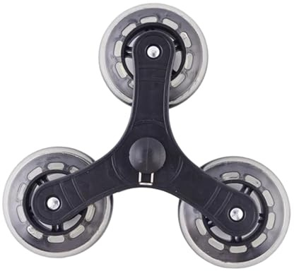 perfk 2Pcs Ersatz Treppensteigen Räder Einkaufswagen Räder Trolley Rollen Trolley Roller Räder
