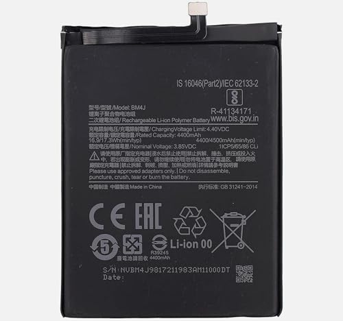 Audiosystem BATTERIA PILA per XIAOMI REDMI NOTE 8 PRO M1906G7G M1906G7I BM4J, Sostituzione ricambio Pari Originale con Capacità Originale 4500MaH