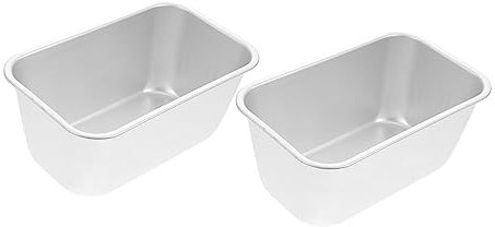Alipis Backform Aluminiumlegierung Toastbrotform Rechteckige Kuchenform Für Ofen Antihaftbeschichtet 2 Stück