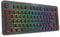 Redragon K706 PRO 75% Wireless Gasket RGB Gaming Keyboard, 3-Modes 82 Keys Compact Mechanical Keyboard w/Ultra Slim Board, Low-Profile Linear Red Switch and Dual Win/MAC System