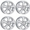 4x AUTEC Felgen Alufelgen XENOS 8.5x18 ET40 5x108 Brillantsilber kompatibel mit smart #1