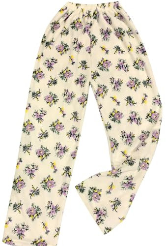 Angebote Klamotten Schlafanzug Hose Damen Lang Weihnachts Pyjama Hosen Damen Pyjamahose Winter Flanell Pyjama Warm Schlafanzughose Lang Schlafhose Weihnachtshose Pj Pants Black Friday