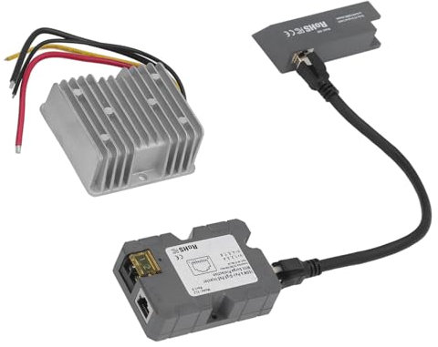 Ethernet Cord Adapter Kit 150W PoE Injector Disk Cable Adapter to RJ45 DC Boost Converter for V2 Dish Internet Kit to Routers