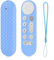 Housse de protection en silicone pour télécommande Google TV 4K 2024 (bleu la nuit)