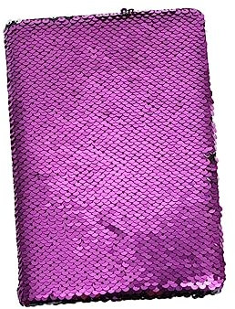 TOYANDONA Fashion Reversible Sequin Notizbuch Kreatives Notizbuch Planer Und Tagebuch Für Schule Und Büro Mit Glitzerndem Pailletten-design Vielseitig Einsetzbar Als Journal Oder