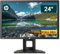 HP Z Display Z24i 24 Zoll Business Computer Monitor, Desktop Gaming Monitor, Full HD+ (VGA - DisplayPort - DVI - USB-HUB - VESA), PC Bildschirm, schwarz (Generalüberholt)