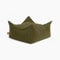 MEOWBABY Sitzsack Kinder – Bequemer und gemütlicher Kinder-Sitzsack mit Füllung, ideal für das Kinderzimmer | Sitzsäcke fürs Kinderzimmer, Cord, Khaki