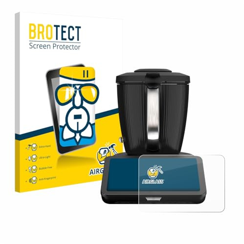 BROTECT Schutzglas für Vorwerk Bimby TM7 | Transparenter Displayschutz Made in Germany Schutzfolie Panzer Folie Glas 9H Anti-Fingerprint Einfache Montage Clear