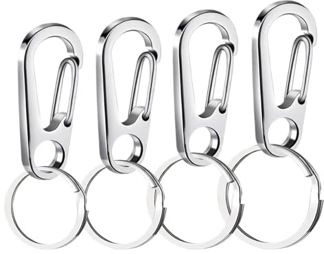 Befestigung für Hundemarke – 4 Stück Schnellverschlüsse für Tierhalsbänder | Befestigung zur Positionierung von Tierzubehör – für Outdoor-Aktivitäten