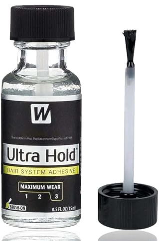 15ml Wig Glue Strong Hold Bond, Invisible Lace Front Adhesive, Waterproof & Latex-Free, Oil-Resistant for Wigs.