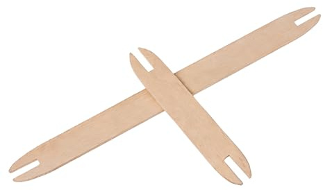 2 Stück Webschiffchen, Holz Strickmaschinen Shuttle, Weben Shuttle Webwerkzeug, Holz Handwebstuhl für Stricknadel Teppich Herstellung Von Bastelwerkzeugen DIY Handwerk Webstuhl Maschinenzubehör