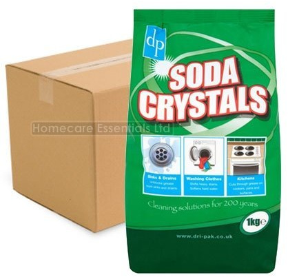 2XCase of 6 x Dri-Pak Soda Crystals 1 kg