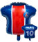 Aluminium Ballon PSG Paris Saint Germain 45 cm - Blau