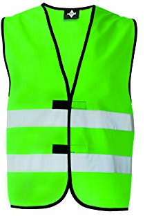 KORNTEX Warnweste mit Klettverschluss Dortmund - Sicherheitsweste Pannenweste – EN 17353 zertifiziert, 360° Reflexstreifen, 3XL, grün, stark reflektierend für beste Sichtbarkeit, Unisex