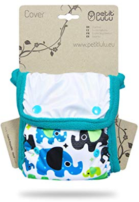 Petit Lulu Minimal Windel AI2 Windelfrei (Baby Elefanten (blau))