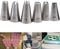 1M 2A 2D 2F 6B 234 Piping Nozzle Set,Large Icing Piping Tip Kit,Stainless Steel Nozzles for Cupcake Cookie Cake Decorating