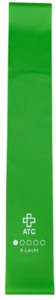 ATC Handels GmbH Fitnessbänder Loop 32x5,8cm in 5 Verschiedene Stärken, inkl. Tragebeutel, Naturlatex - für Kraftsport, Yoga, Gymnastik - Widerstandsbänder, Sportband, Gymnastikband, extra leicht