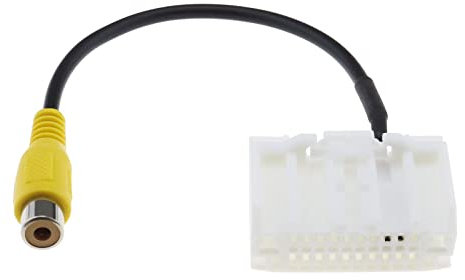 Faisceau de Câblage Caméra de Recul vers Câble Radio d'usine Compatible avec Commander Compass Prise de Câble d'entrée de la Caméra de Vue RCA vers OEM Adaptateur d'affichage Stéréo