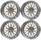 4x MB Design Felgen LV1 9.0Jx20 ET35 5x120 Champagner poliert kompatibel mit BMW 3 4 X3 X4