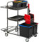 Vermop | Reinigungswagen Mistral | LxBxH 1070 x 590 x 1070 mm | 2 x 17-l-Eimer | 3 x 6-l-Eimer