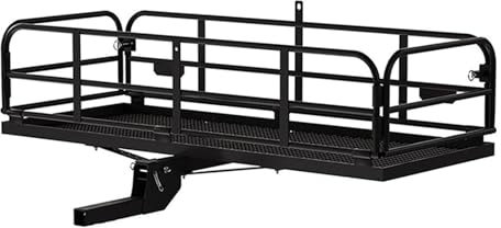 Portaequipaje de Enganche, Portaequipaje Plegable, Cesta de Equipaje Trasera Que se Adapta a un Receptor de 2 para Automóviles, SUV, Campamentos, Viajes - 226 Kg/500 LB