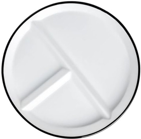 CIYODO Boys and Girls Dinner Tray Food Serving Tray Plate Divider Ceramic Plates for Boys and Girls Home Tableware
