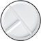 CIYODO Ceramic Divided Dinner Plate Portion Control Tableware for Adults and Boy Girl for Salads Desserts and Meals Food Separator with Unique Design