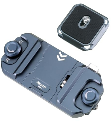 EUIOOVM Kamera Rucksack Clip am Schulterriemen oder Gürtel Kamera Halterung mit Schnellwechselplatte Kamerahalterung Rucksack Zubehör zum Tragen für DSLR Action-Kameras