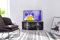 Centurion Supports Pangea Gloss Black Beam-Thru Curved Tru-Corner 32”-55” TV Cabinet